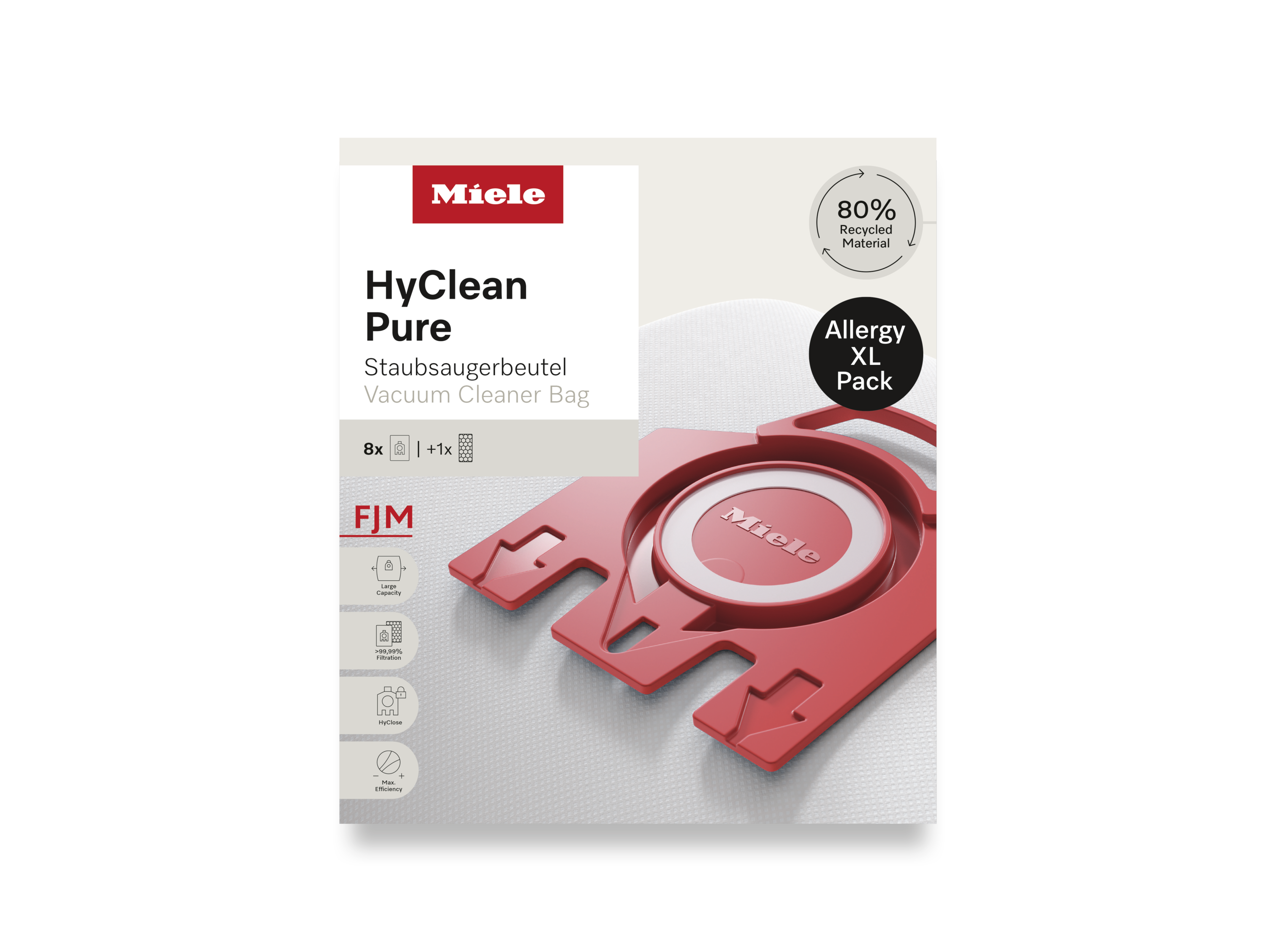Комплект мешков-пылесборников HyClean Pure FJN Allergy XL Miele купить в Иванове | Всегда в наличии! | Артикул 12498190 | Официальный сайт