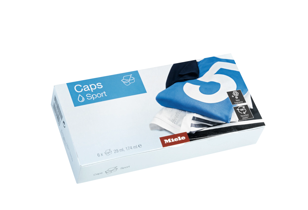 Средство для стирки спортивной одежды Sport Caps WA CSP 0603 L 6 шт. Miele купить в #REGION_NAME_DECLINE_PP# | Всегда в наличии! | Артикул 11703200 | Официальный сайт