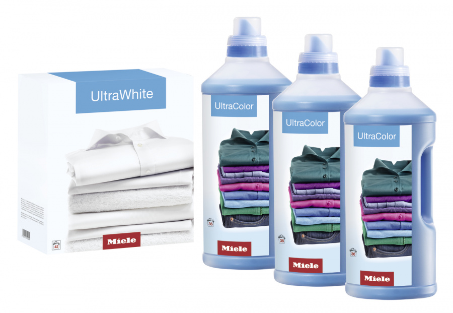 Набор моющих средств для стиральных машин 3хUltraColor + 1хUltraWhite Miele купить в Иванове | Всегда в наличии! | Артикул 11347740 | Официальный сайт