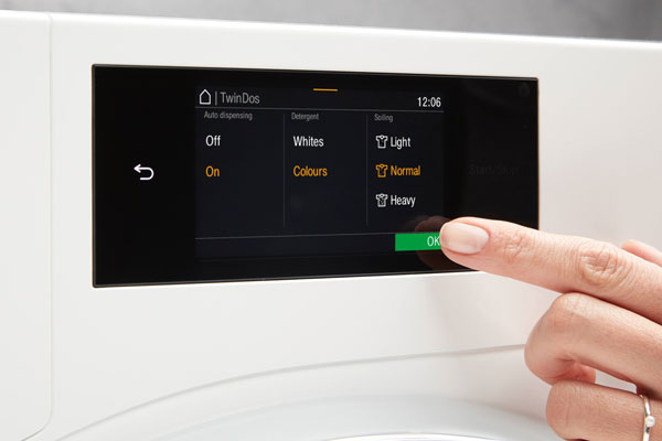 Управление M Touch в стиральных машинах Miele Управление M Touch в стиральных машинах Miele