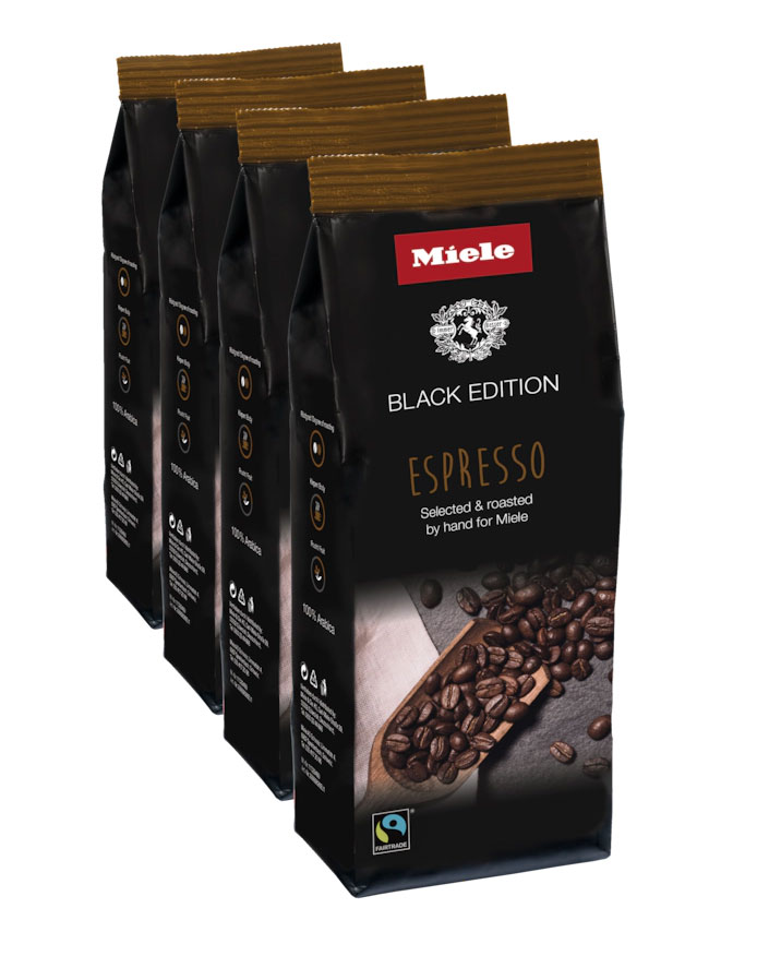 Кофе натуральный обжаренный в зернах Espresso 4x250 Miele купить в Иванове | Всегда в наличии! | Артикул 12837500 | Официальный сайт